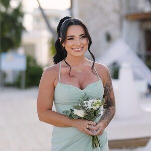 Azazie Sage Green Dress
